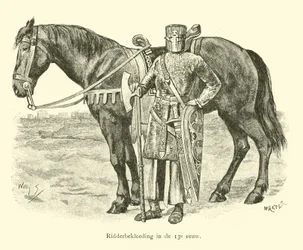 Ritter in Rüstung, 13. Jahrhundert